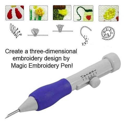 Create Beautiful and Intricate Embroidery Designs with a Magic Pen